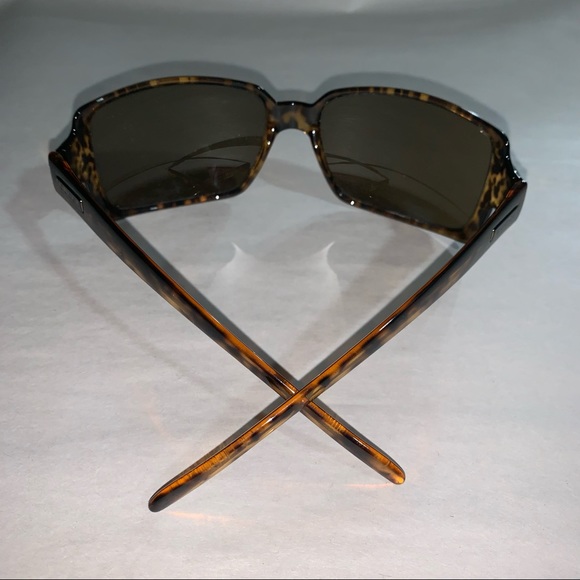 GUCCI brown tortoiseshell acetate SUNGLASSES w/case main image 6